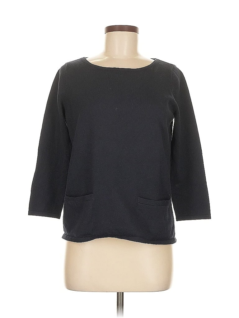 Pre-owned Ann Taylor Sweatshirt In Black