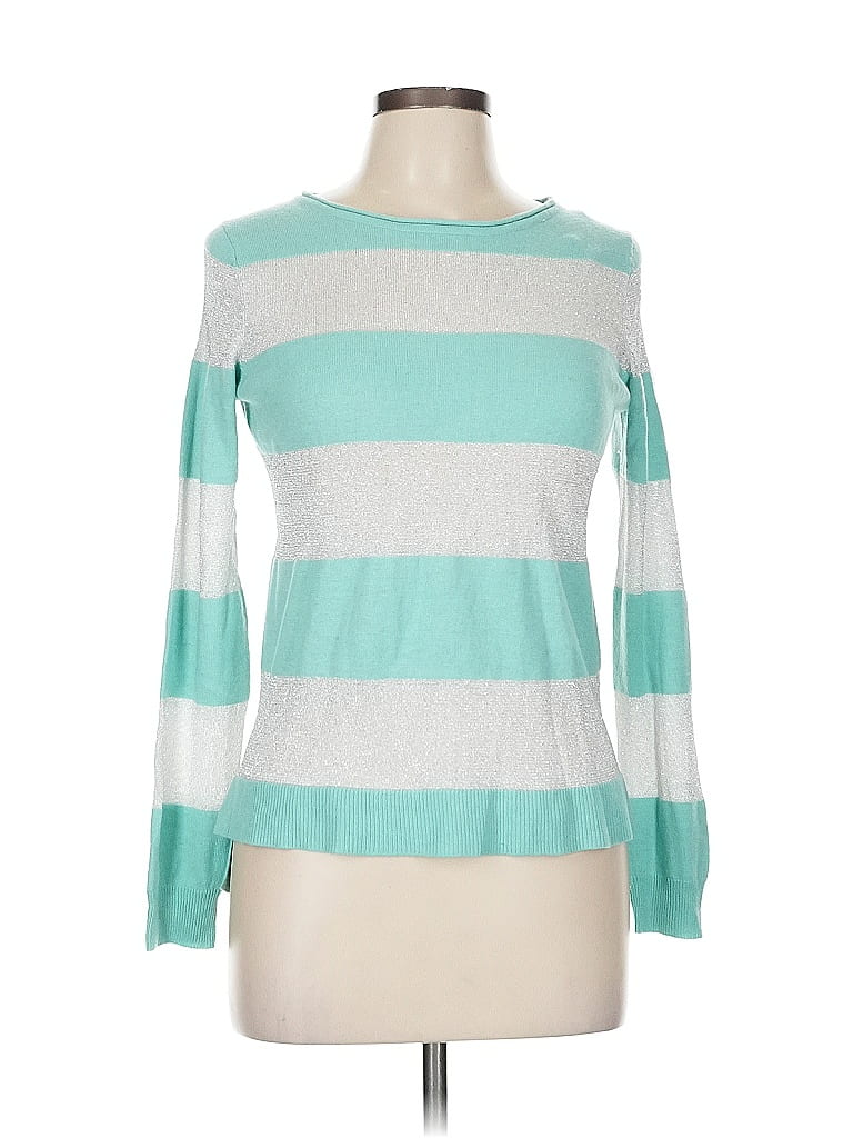 Pre-owned Vince Camuto Pullover Sweater In Blue