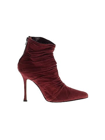 Manolo Blahnik Suede Ankle Boots (view 1)