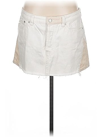 We the Free Denim Skirt (view 1)