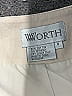 Worth Solid Gray Casual Skirt Size 8 - photo 3