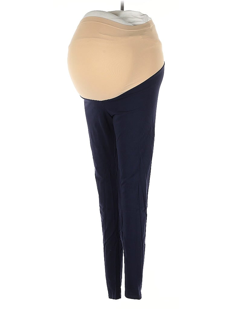 Pre-owned Motherhood Active Pants In Blue