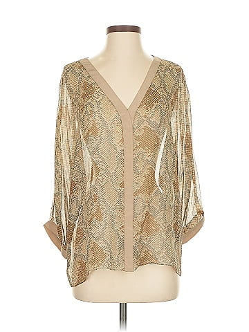 Aaron Ashe 3/4 Sleeve Silk Top (view 1)