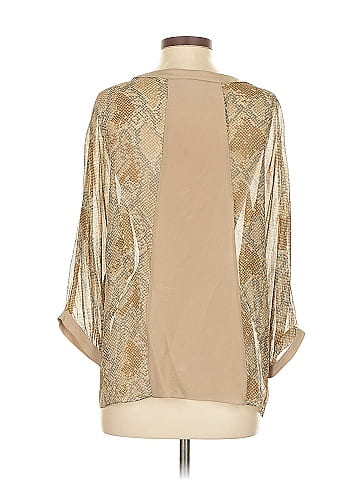 Aaron Ashe 3/4 Sleeve Silk Top (view 2)