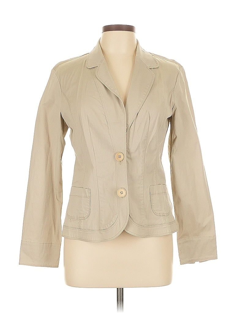 Click to view more detailed imagery on our partner's website Pre-owned Coldwater Creek Blazer Jacket In Brown