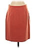 J. McLaughlin 100% Wool Solid Orange Brown Wool Skirt Size 4 - photo 2