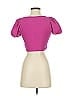 Shein Pink Short Sleeve T-Shirt Size 4 - photo 2