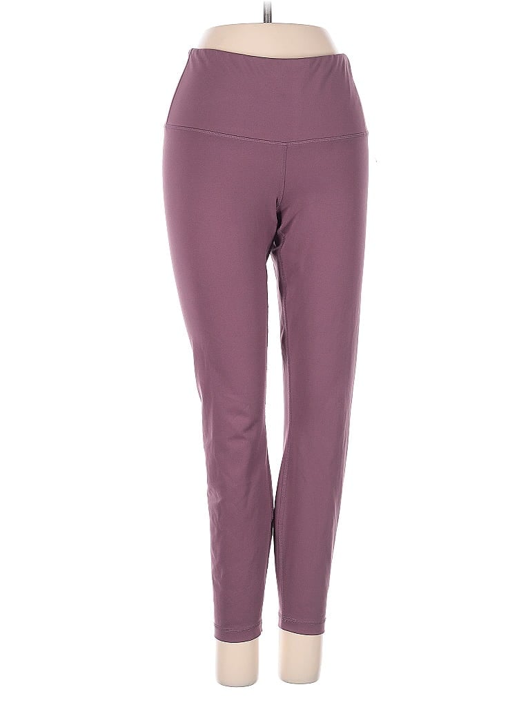Pre-owned Yogalicious Active Pants In Purple
