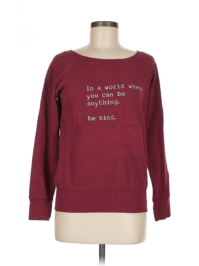 OM & AH Burgundy Sweatshirt Size M - photo 1