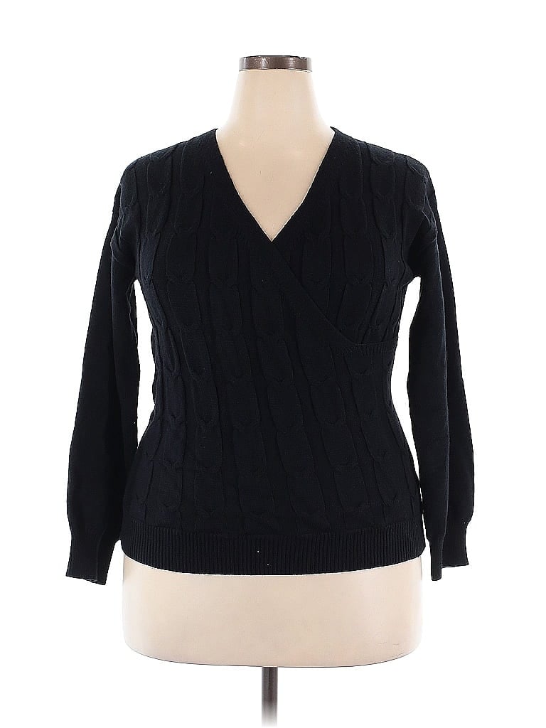 Pre-owned Unbranded Cardigan Sweater In Black