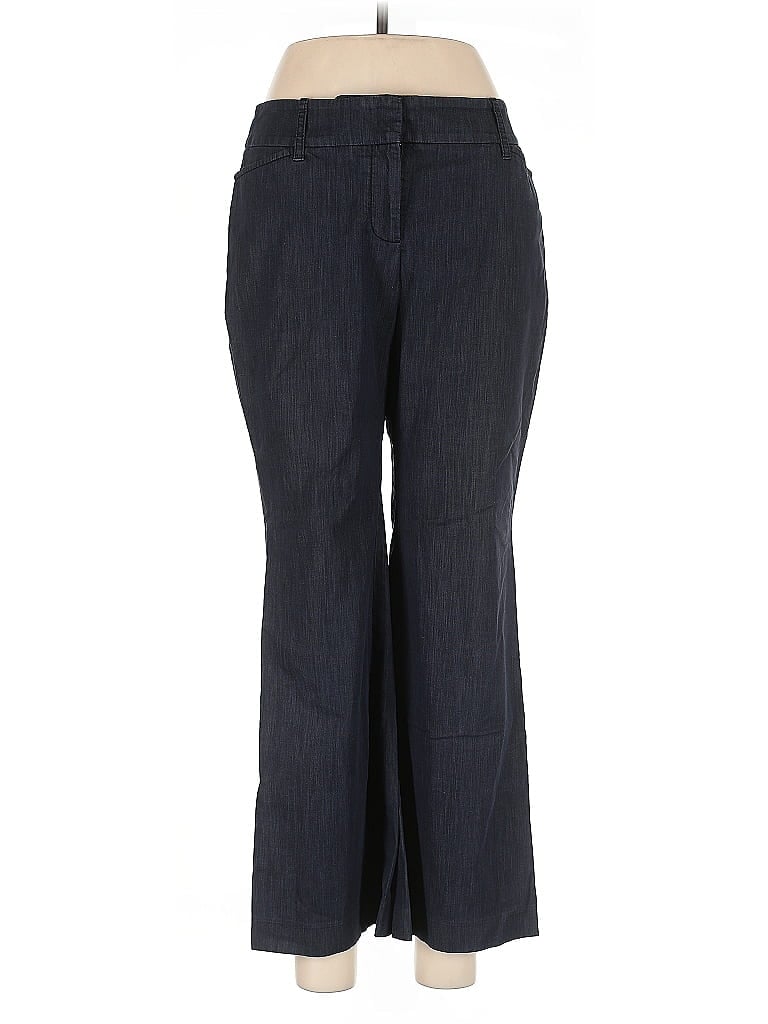 Pre-owned Ann Taylor Loft Dress Pants In Blue