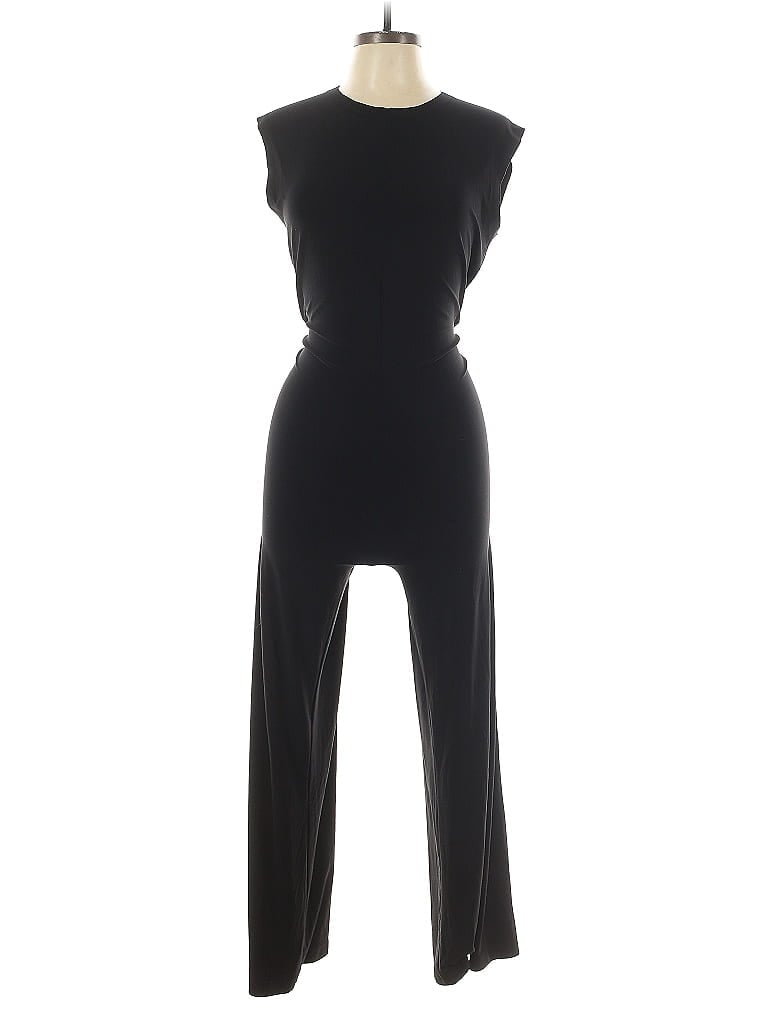 Norma Kamali Solid Black Jumpsuit Size L - photo 1