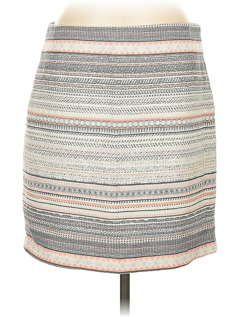 Pre-owned Katherine Barclay Casual Skirt In White