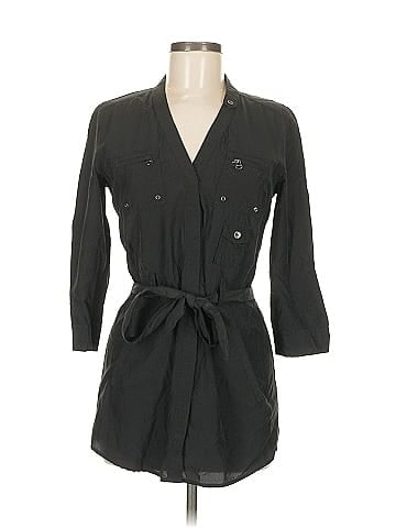 Armani Exchange 3/4 Sleeve Button-Down Shirt (view 1)