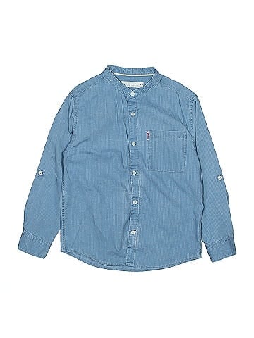 Zara Kids Long Sleeve Button-Down Shirt (view 1)