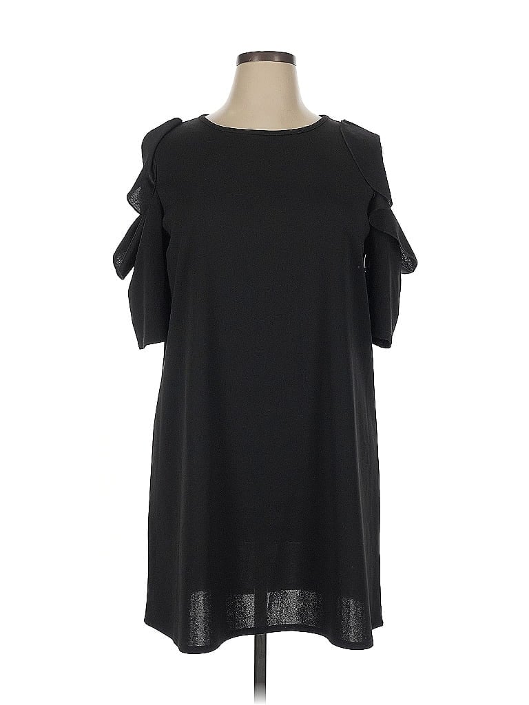 Pre-owned ​carole Christian Casual Dress In Black