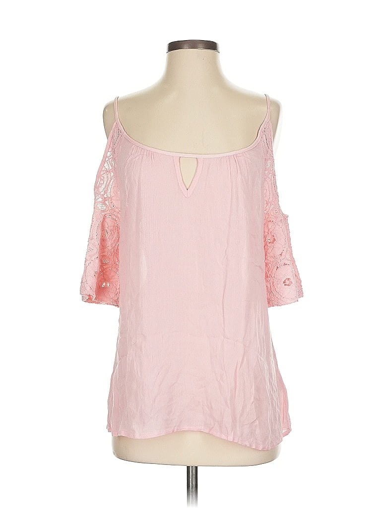 Pre-owned Love J 3/4 Sleeve T-shirt In Pink