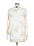 G by Giuliana Rancic 100% Rayon Print Ivory Long Sleeve T-Shirt Size L - photo 2