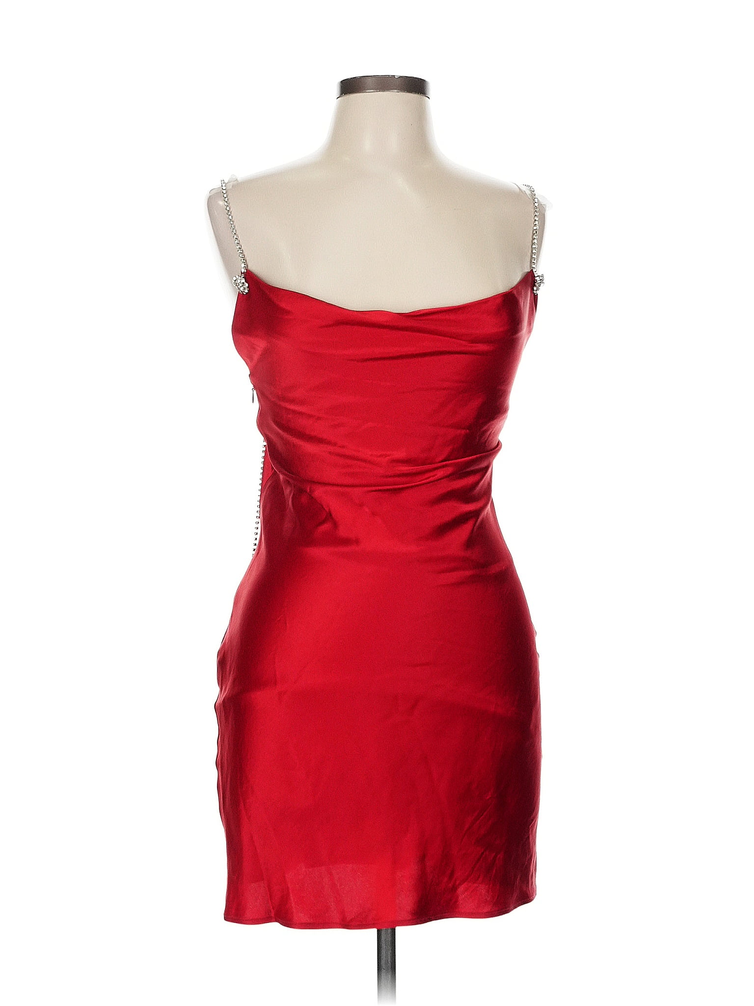 Nana Jacqueline Red Cocktail Dress Size M