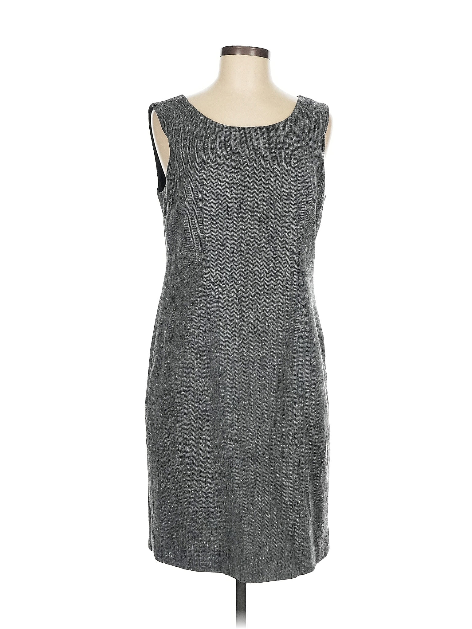 Brooks Brothers Women Gray Casual Dress 6