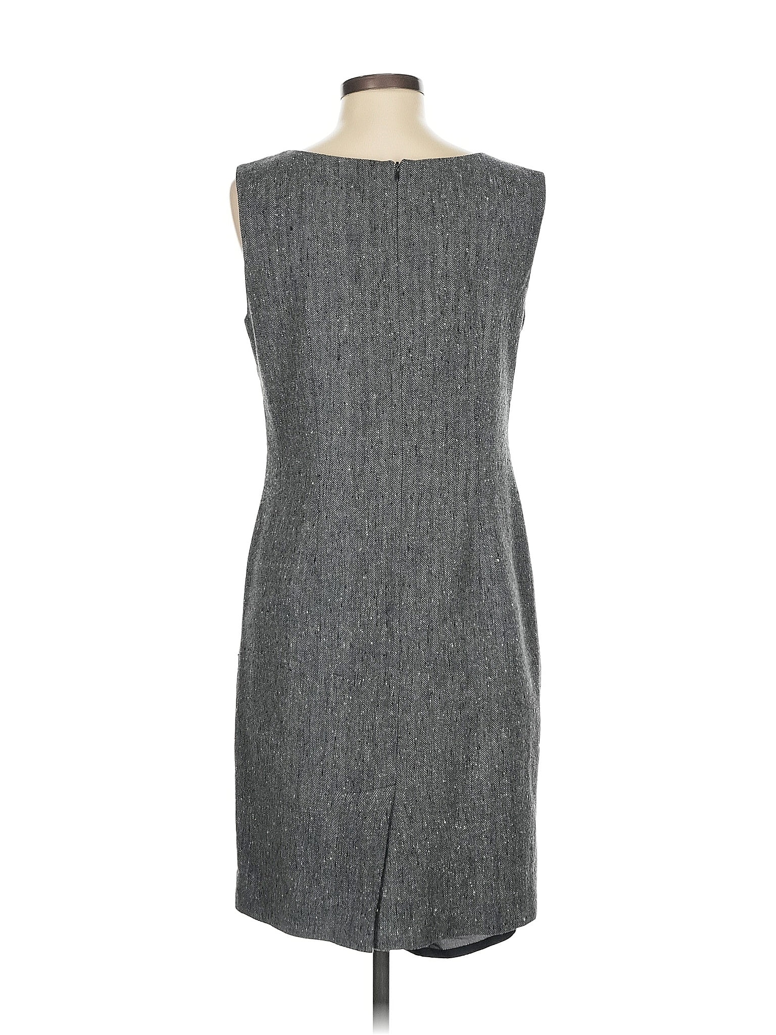 Brooks Brothers Women Gray Casual Dress 6 - Bild 3 von 5