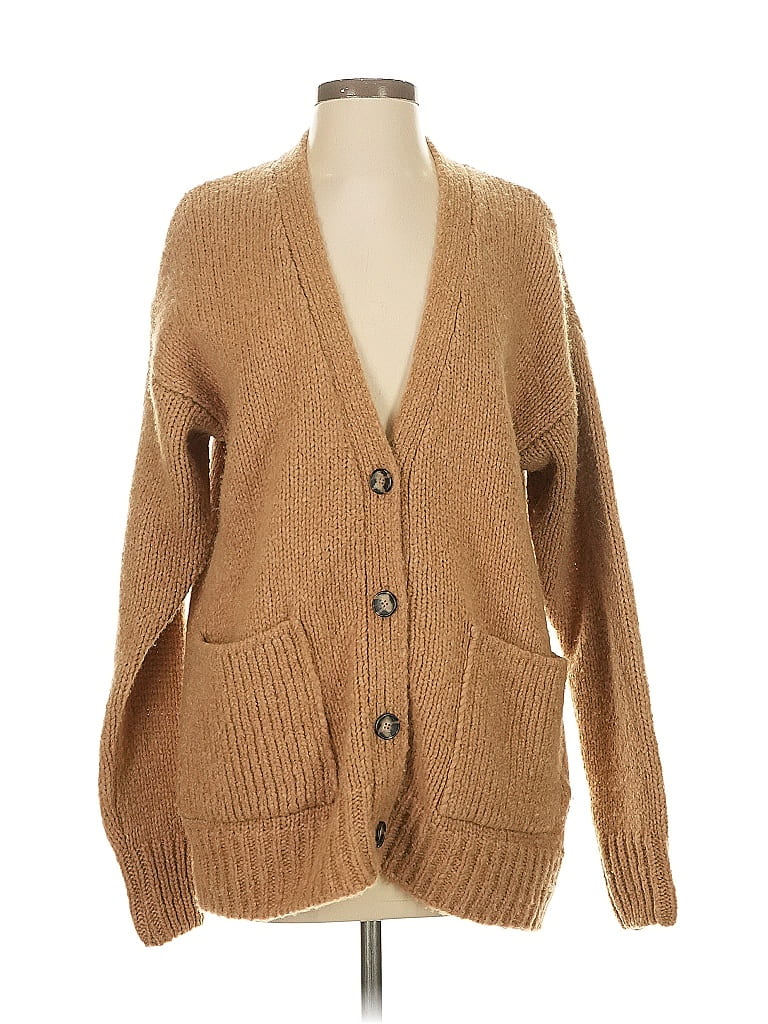Holebrook Sweden Tan Wool Cardigan Size XS