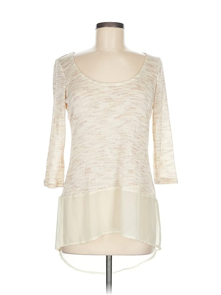 Pre-owned Jessica Simpson Cardigan Sweater In White