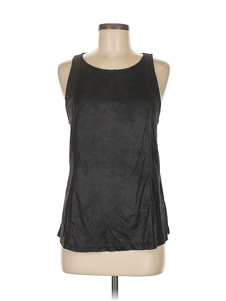 Pre-owned Bb Dakota Sleeveless Top Black Halter Neckline Tops