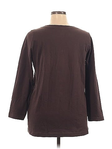 Roaman's 3/4 Sleeve T-Shirt (view 2)