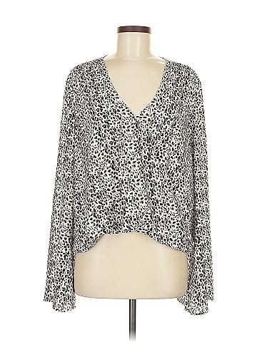Blue Life Long Sleeve Blouse (view 1)