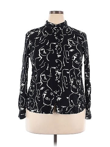 Big Dart Long Sleeve Blouse (view 1)