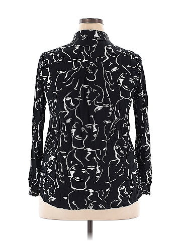 Big Dart Long Sleeve Blouse (view 2)