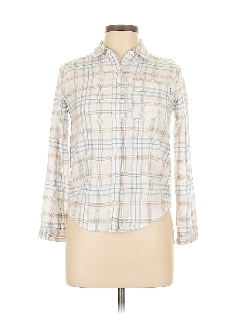 Click to view more detailed imagery on our partner's website Pre-owned Abercrombie Long Sleeve Button Down Shirt In White