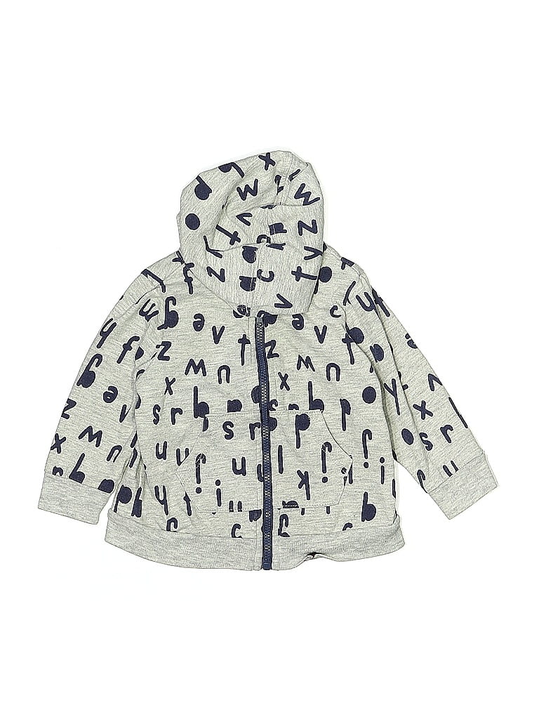 Click to view more detailed imagery on our partner's website Pre-owned Cat & Jack Babies' Zip Up Hoodie In Silver