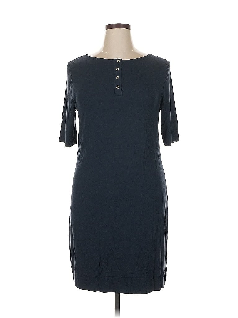 Pre-owned Jones & Co Casual Dress In Blue