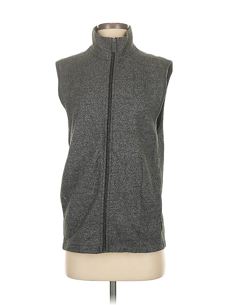 Pre-owned Perry Ellis Vest In Gray