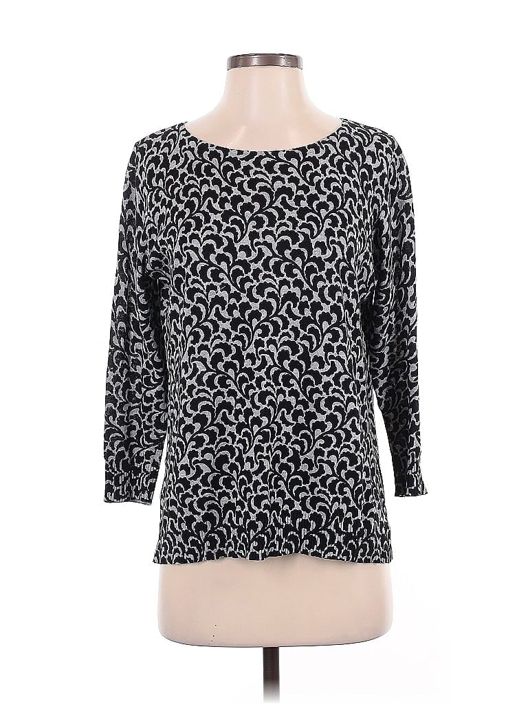 Pre-owned Ann Taylor Loft Pullover Sweater In Black