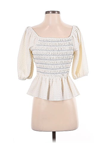 Easel 3/4 Sleeve Blouse (view 1)