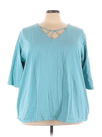 Roaman's 3/4 Sleeve T-Shirt (view 1)