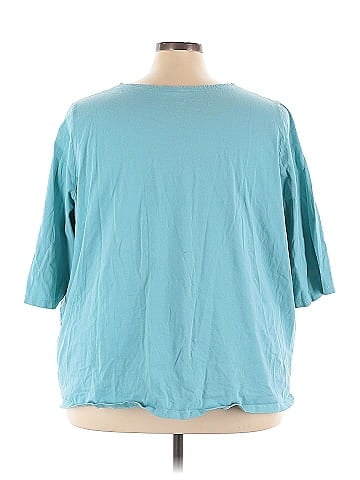 Roaman's 3/4 Sleeve T-Shirt (view 2)