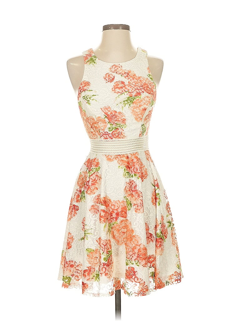 Pre-owned City Triangles Cocktail Dress In Orange