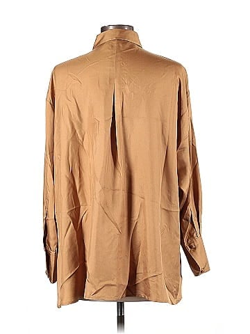 Jarbo Long Sleeve Silk Top (view 2)