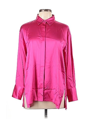 Jarbo Long Sleeve Silk Top (view 1)