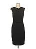 David Meister Solid Black Cocktail Dress Size 10 - photo 1