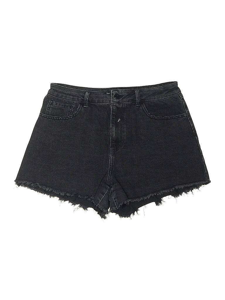 Pre-owned Sincerely Jules Denim Shorts In Black