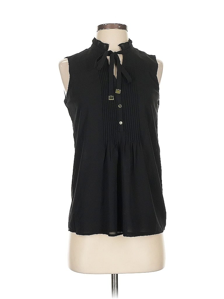 Pre-owned Premise Sleeveless Blouse In Black