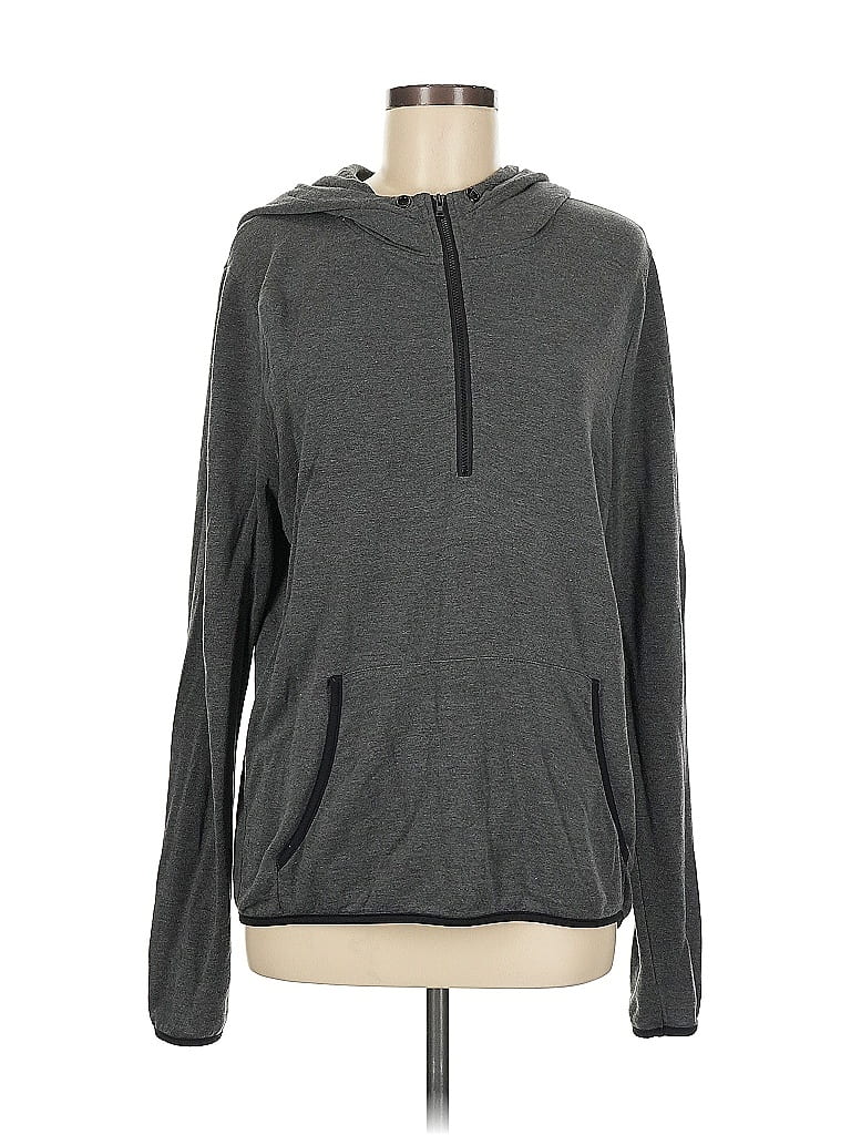 Pre-owned Threads 4 Thought Pullover Hoodie In Gray