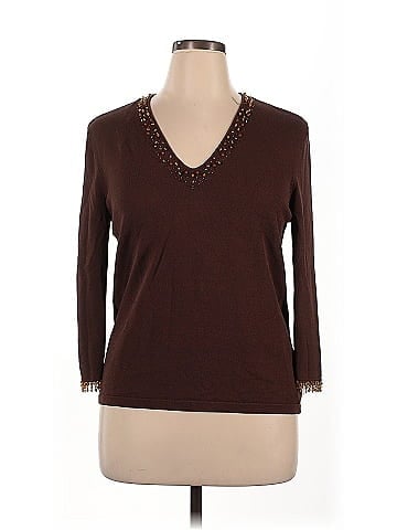 Jones New York Signature 3/4 Sleeve Top (view 1)