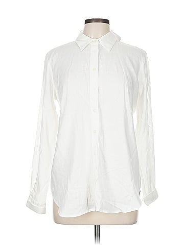 Ann Taylor Long Sleeve Button-Down Shirt (view 1)