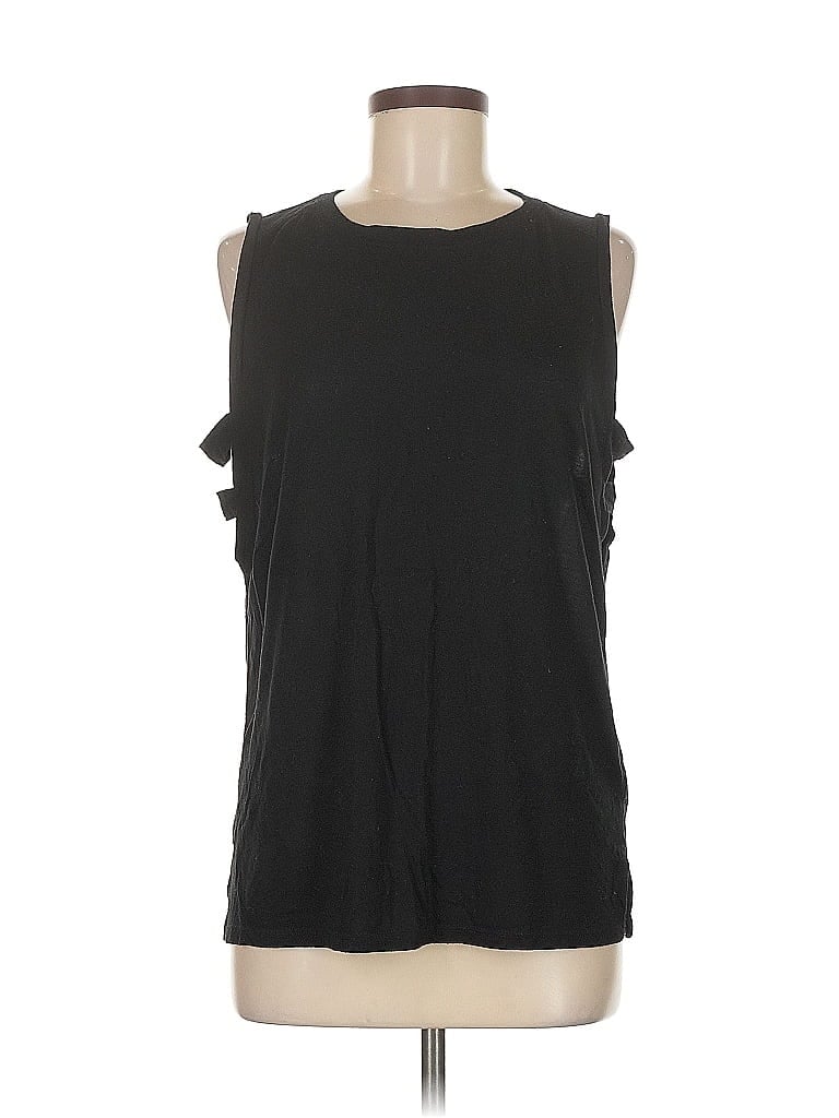 Pre-owned Athleta Sleeveless T-shirt In Black